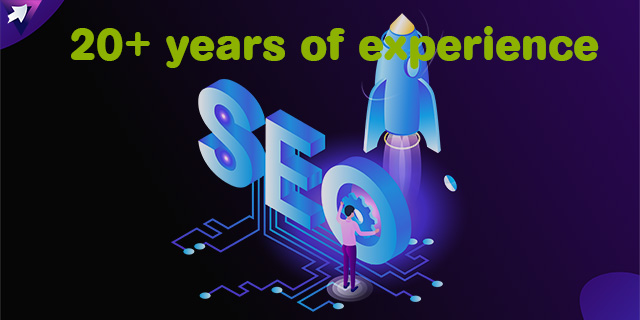 20+ Years of Experience in SEO